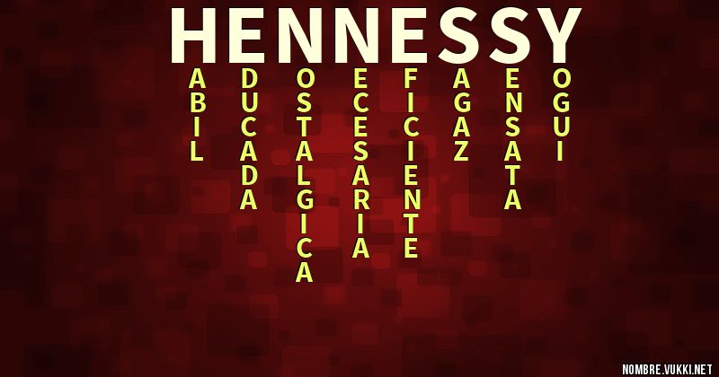 Acróstico hennessy