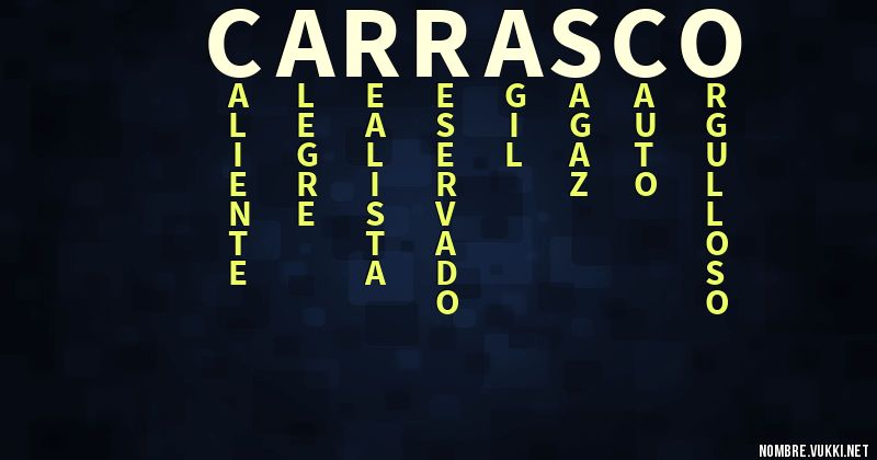 Acróstico carrasco