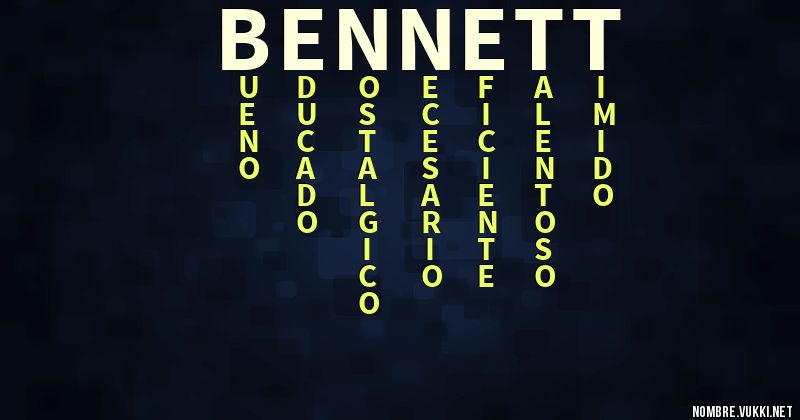 Acróstico bennett