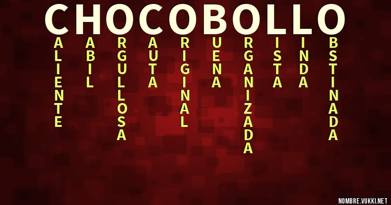 Acróstico chocobollo