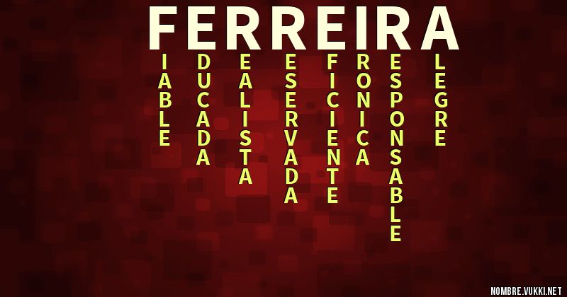 Acróstico ferreira