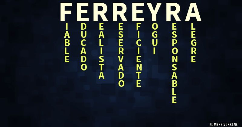 Acróstico ferreyra