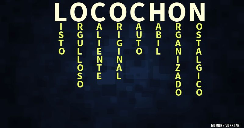 Acróstico locochon