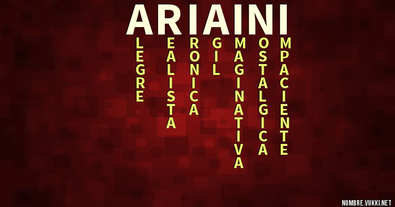 Acróstico ariaini