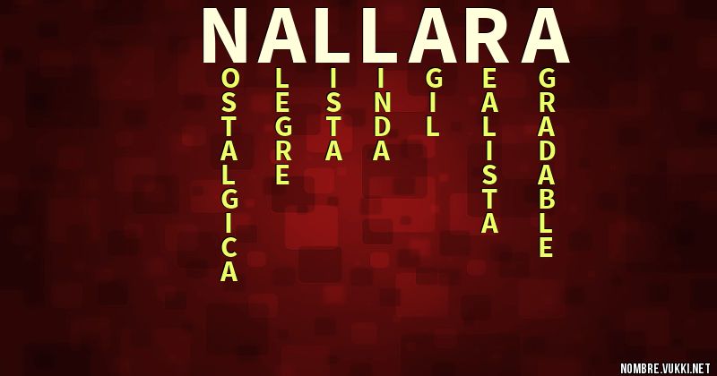 Acróstico nallara