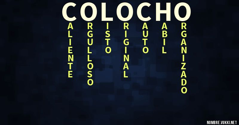 Acróstico colocho