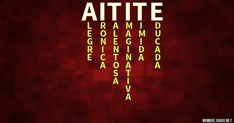 Acróstico aitite