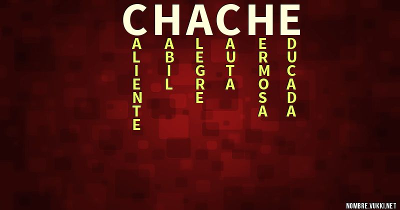 Acróstico chache