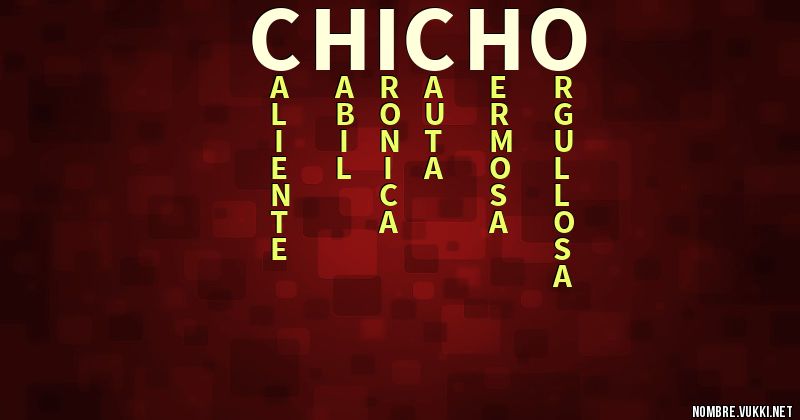 Acróstico chicho