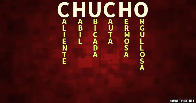 Acróstico chucho