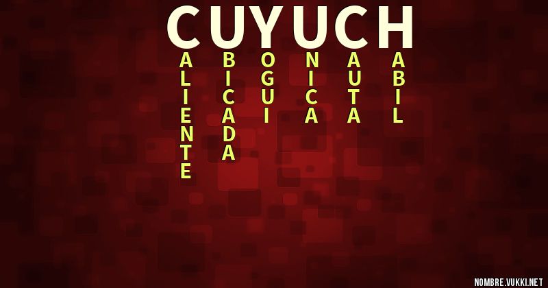 Acróstico cuyuch