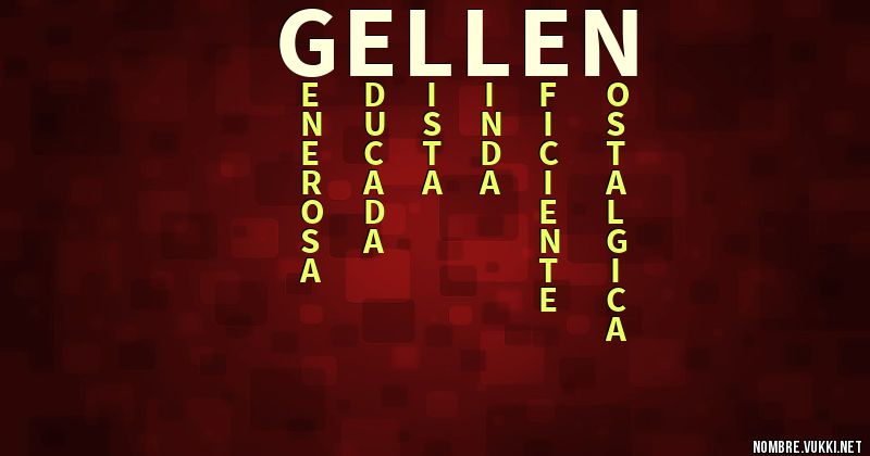 Acróstico gellen