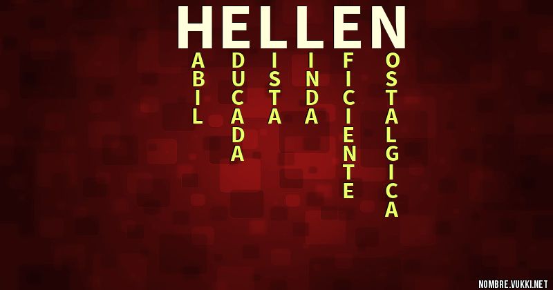 Acróstico hellen