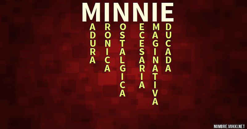 Acróstico minnie
