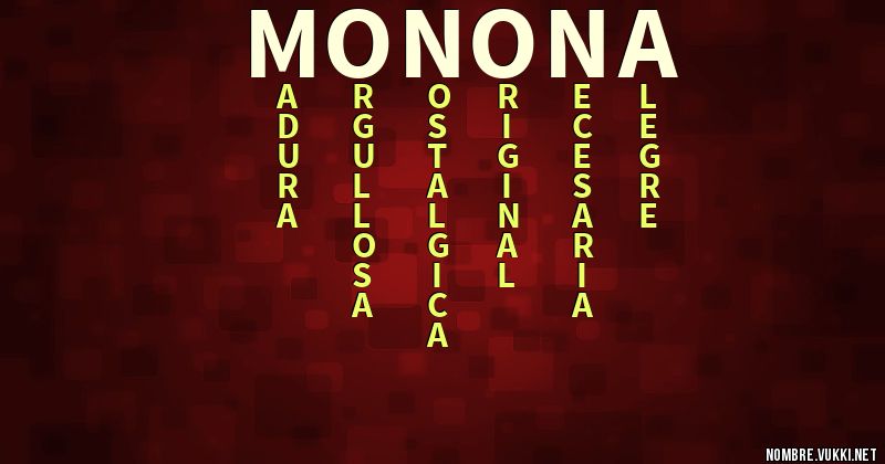 Acróstico monona