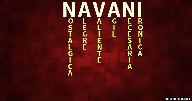 Acróstico navani