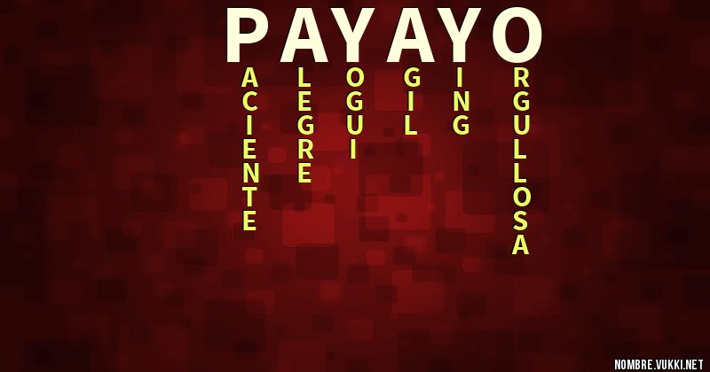 Acróstico payayo