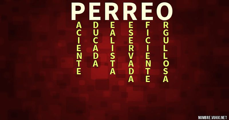 Acróstico perreo