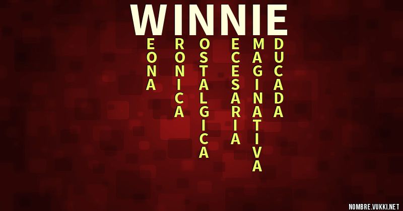 Acróstico winnie