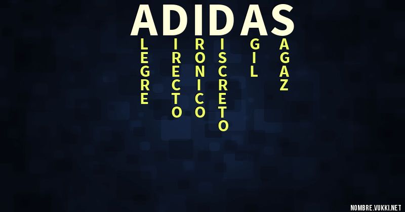 el significado de adidas