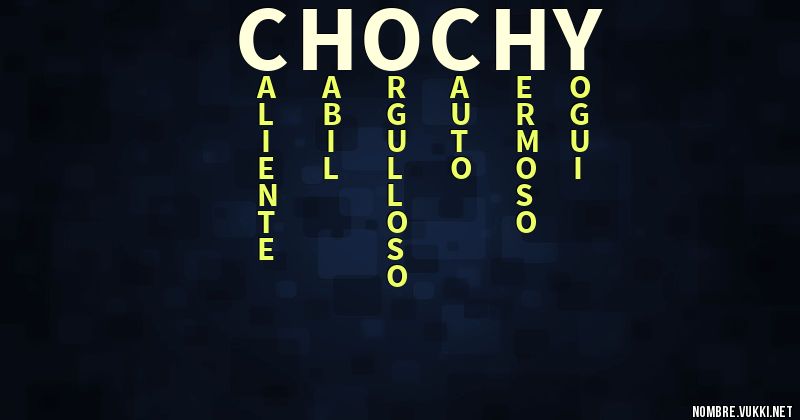 Acróstico chochy