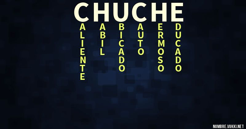 Acróstico chuche