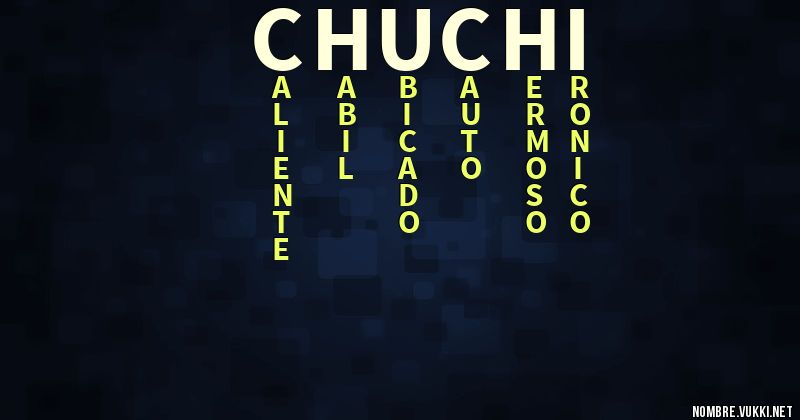 Acróstico chuchi