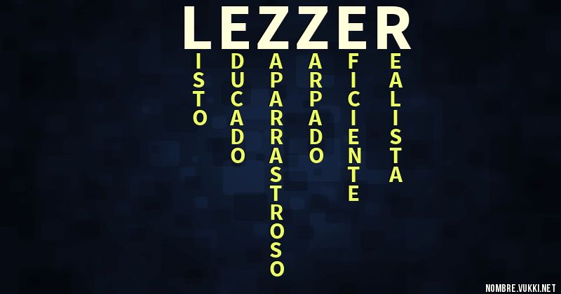 Acróstico lezzer