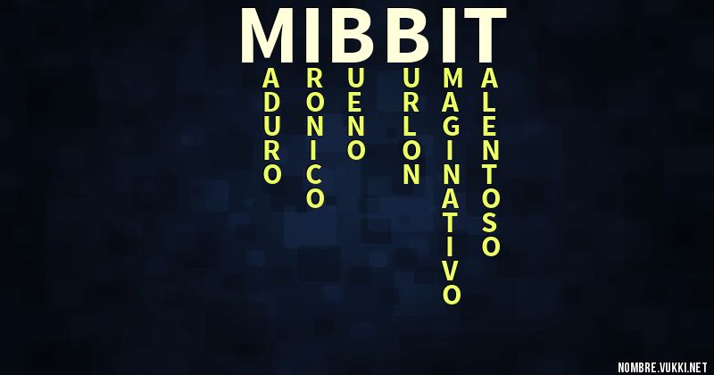 Acróstico mibbit