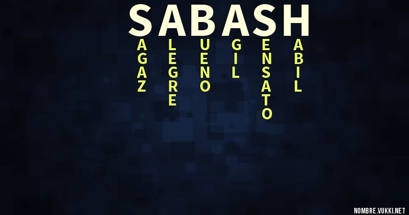 Acróstico sabash