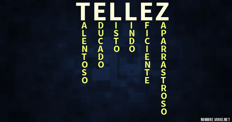 Acróstico tellez