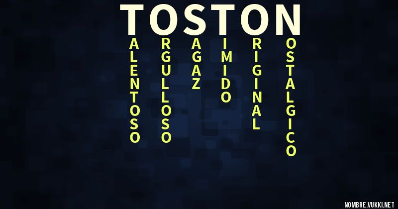 Acróstico toston