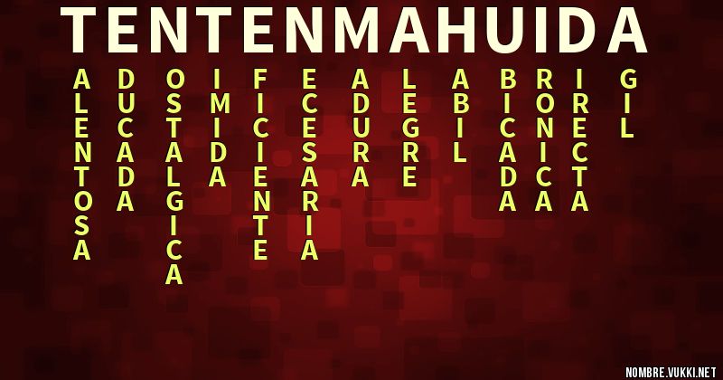 Acróstico ten ten mahuida