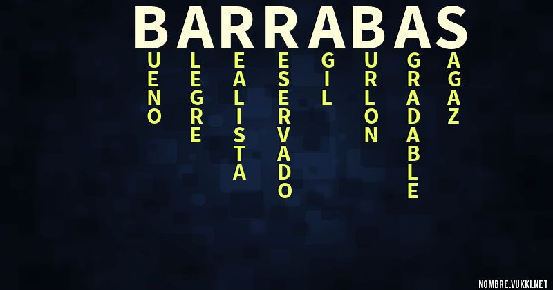 Qué Significa Barrabas