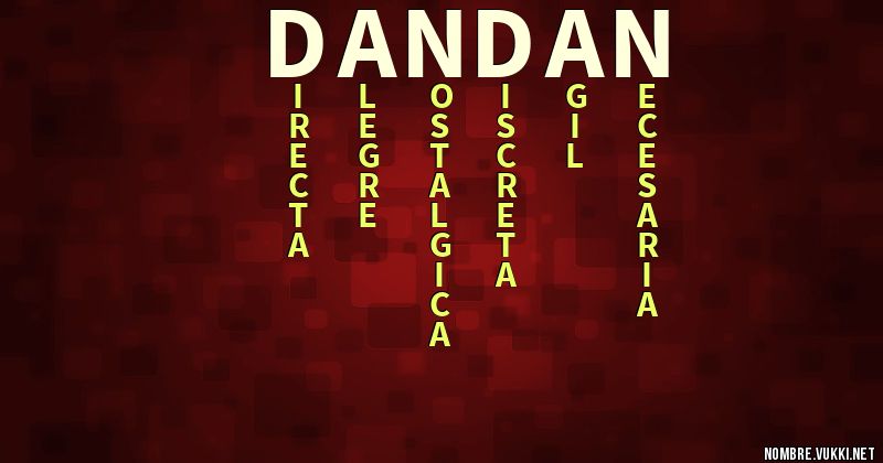 Acróstico dandan