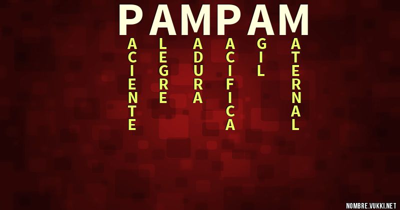 Acróstico pam pam