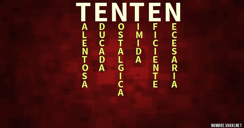 Acróstico ten ten