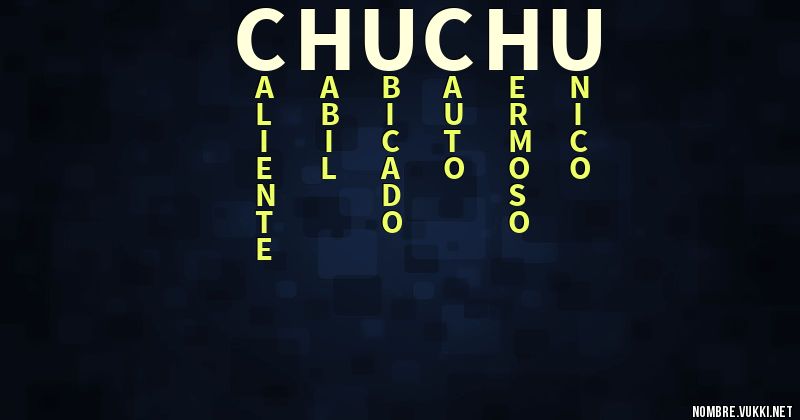 Acróstico chuchu