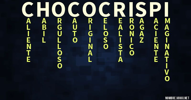 Acróstico chococrispi