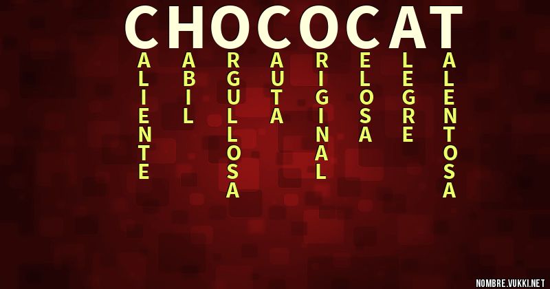 Acróstico choco cat