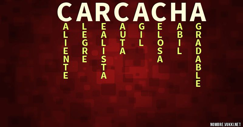 Acróstico carcacha