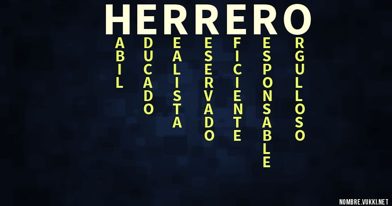 Acróstico herrero