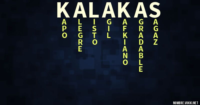 Acróstico kalakas