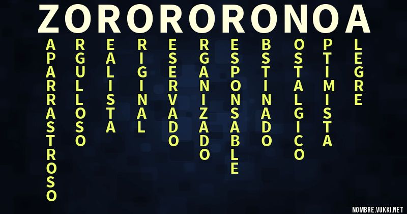 Acróstico zoro roronoa