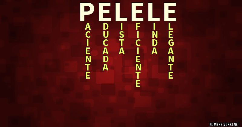 Acróstico pelele