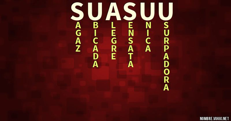 Acróstico suasuu