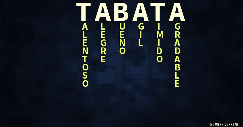 Acróstico tabata