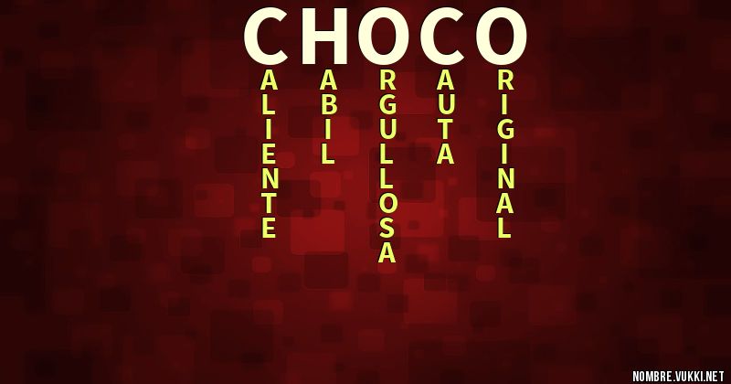 Acróstico choco