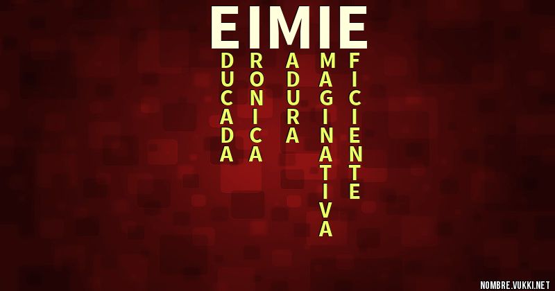 Acróstico eimie