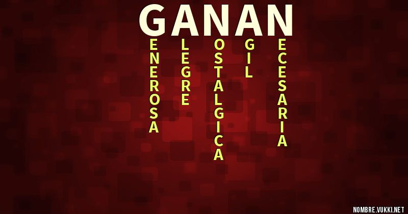 Acróstico gañan